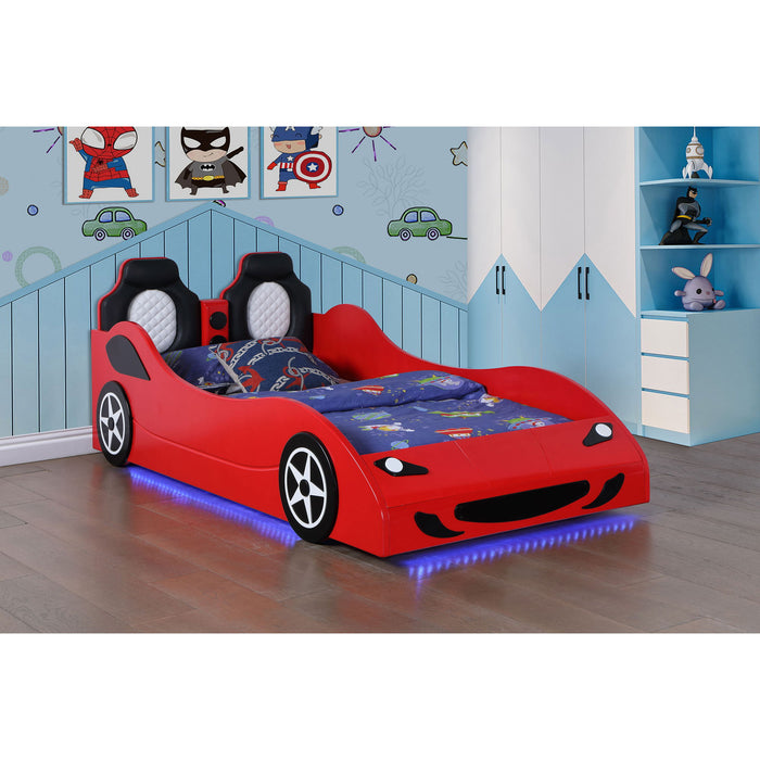 Solana - Race Car Bed With Underglow Lights