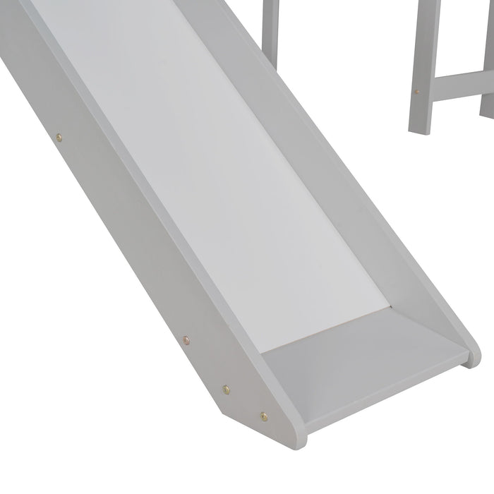 Loft Bed With Slide, Multifunctional Design