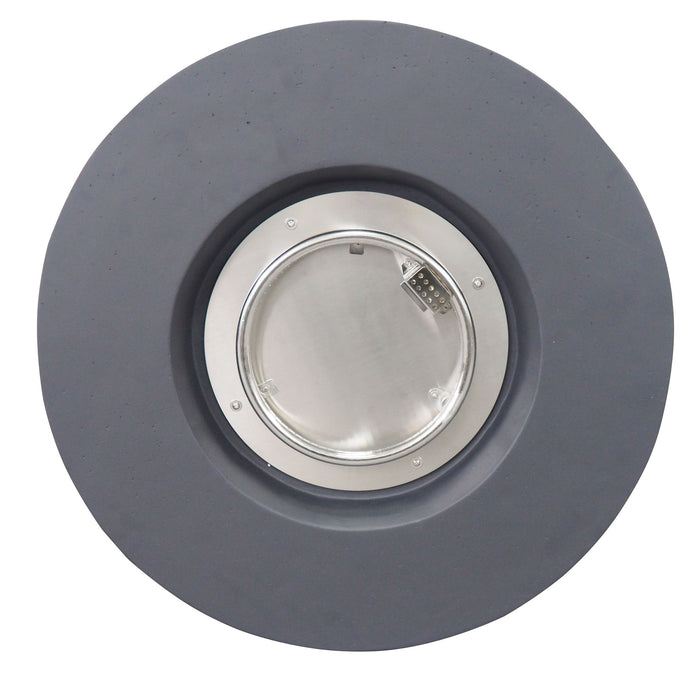 Round Iron Fire Pit With 40,000 Btu