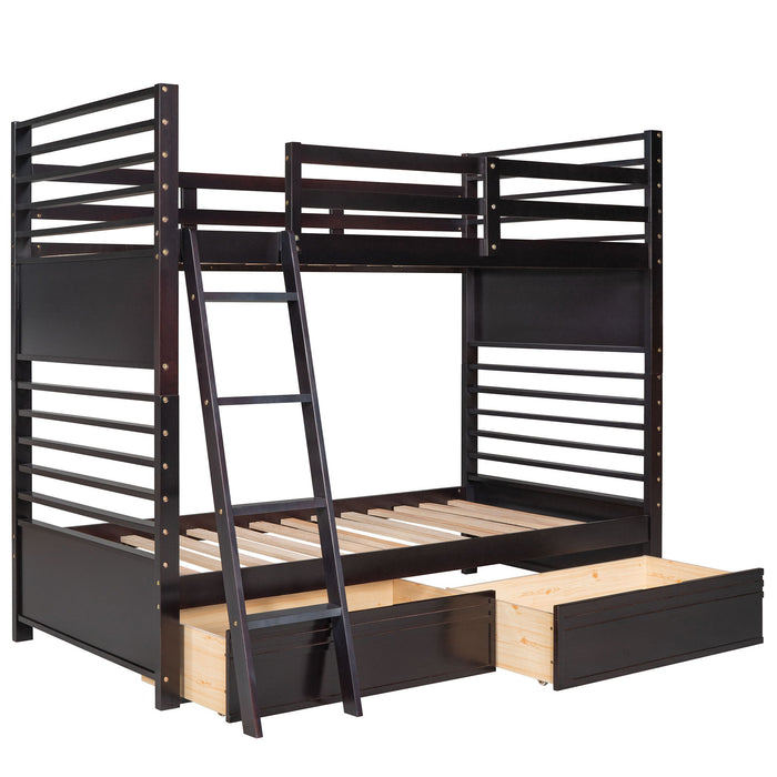 Bunk Bed With 2 Drawers