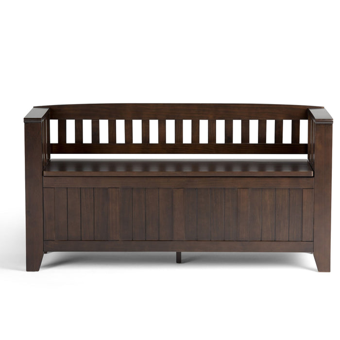 Acadian - Entryway Storage Bench, Handcrafted
