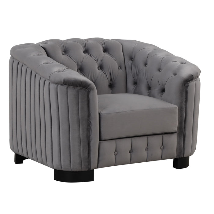 Upholstered Accent Sofa Chair With Removable Cushion