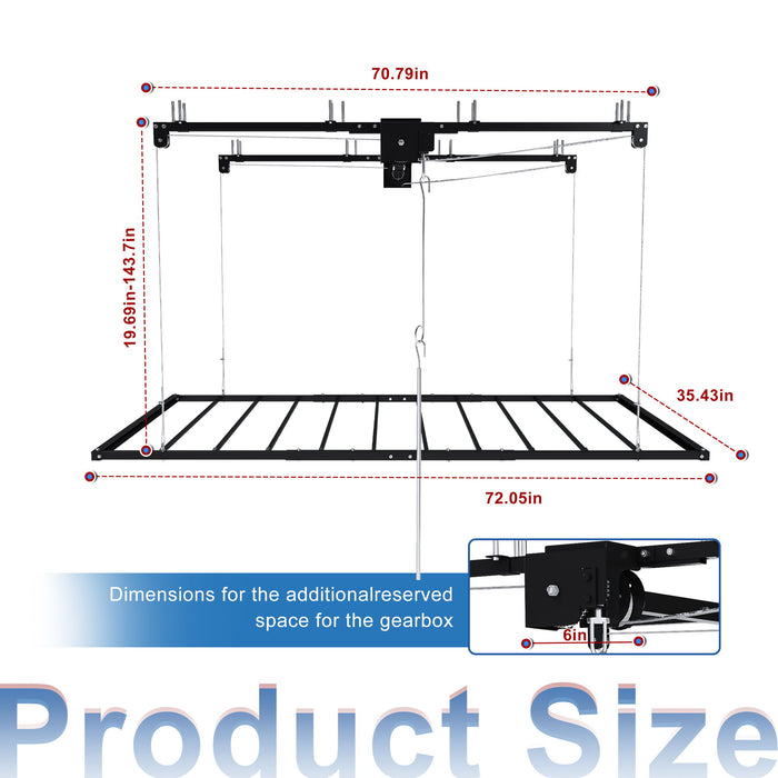 Overhead Garage Storage Rack For Ceilings