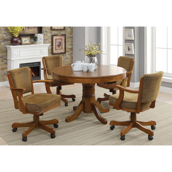 Florenz - 5 Piece Dining And Game Set - Amber