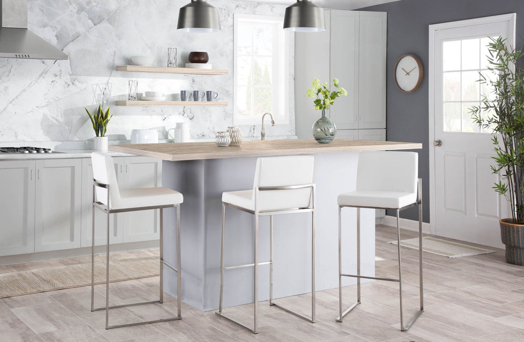 Fuji - Contemporary And Modern Elegance High Back Barstool