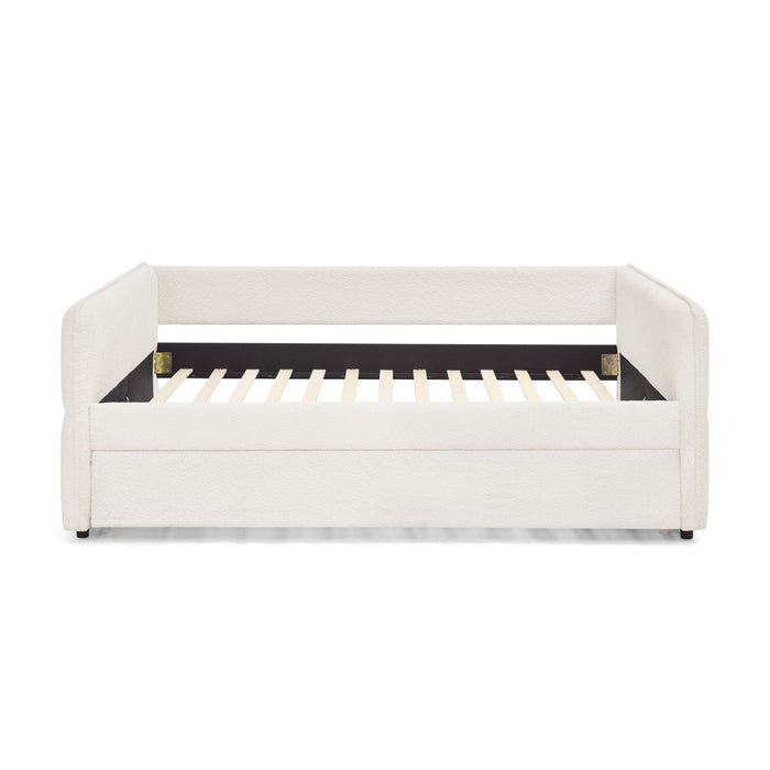 Upholstered Daybed With Pop Up Trundle
