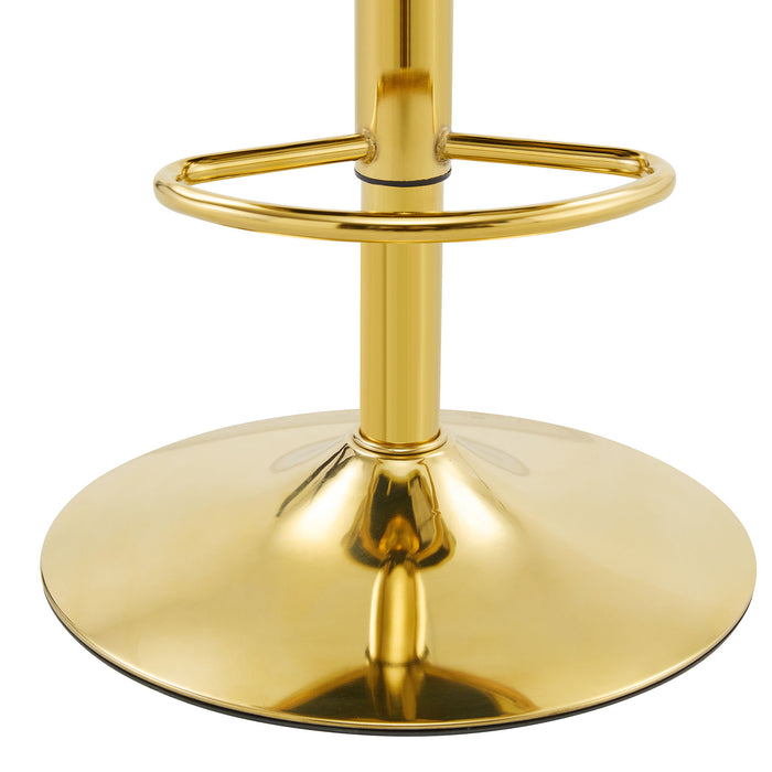 Puffy Bubble Chair, Ball Chain (Set of 2) - Beige / Gold