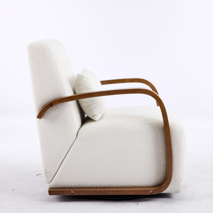 360° Swivel Accent Chair - Beige