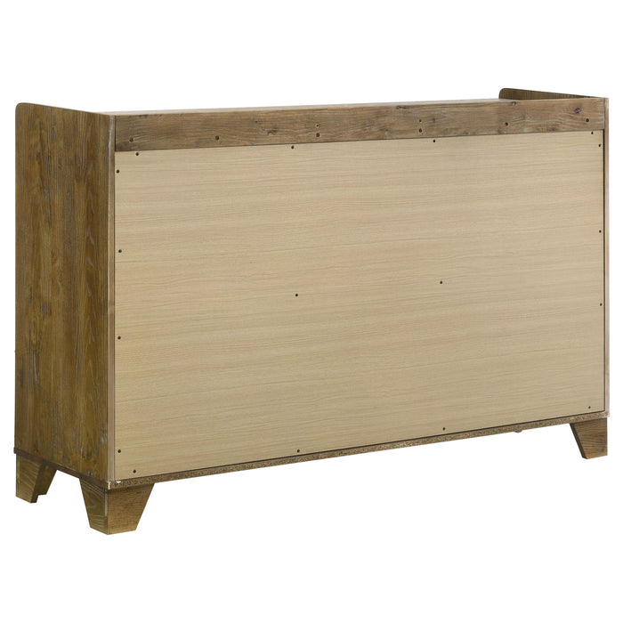 Packard - 6 Drawer Dresser - Oak