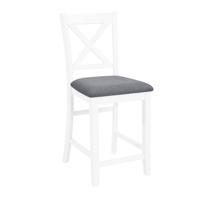5 Piece Counter Height Dining Table Set With 4 Chairs