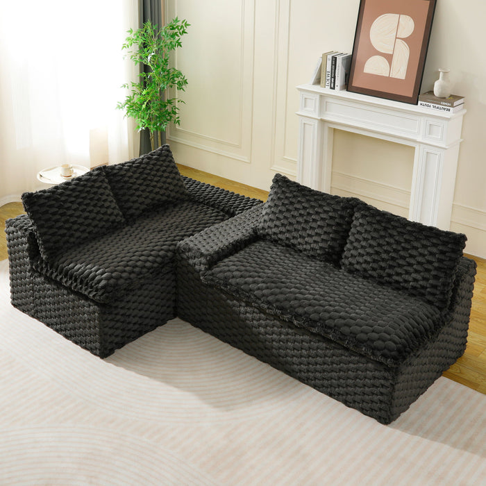 Multifunctional Sofa, Side-By-Side Or Facing Each Other