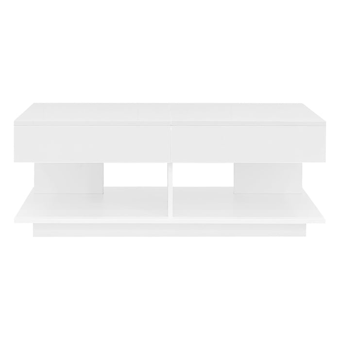 Multifunctional Adjustable Coffee Table With Hidden Storage Space For Living Room