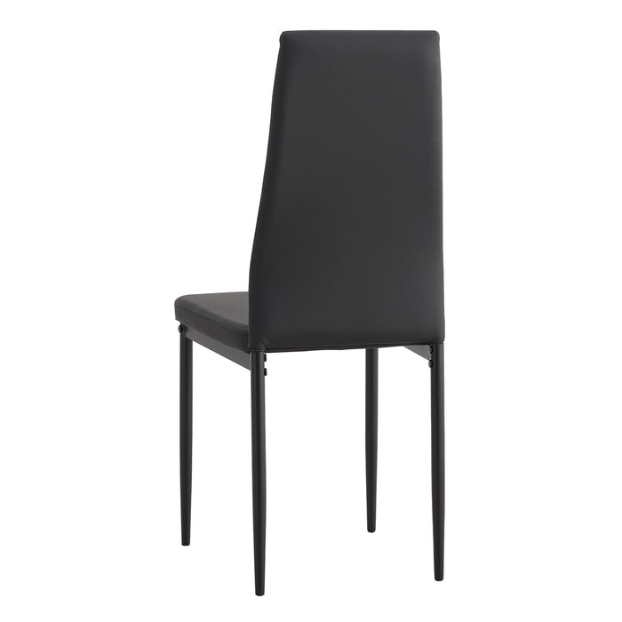 Modern Dining Chair With Diamond Design