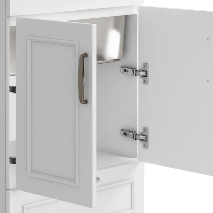 Cardinal - Laundry Cabinet With Faucet And Sink - White - Wood