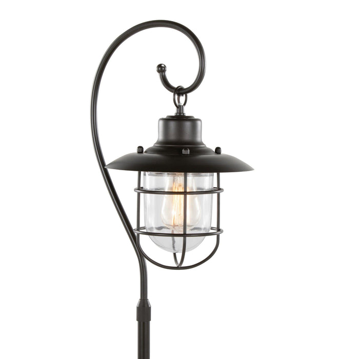 Landen - Contemporary Task Lamp (Set of 2) - Oil Rubbed Bronze / Clear