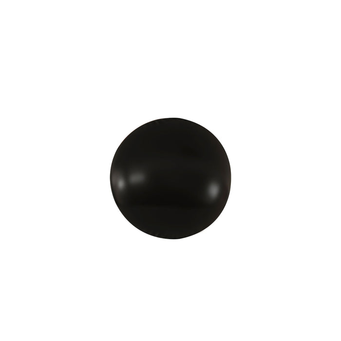 Round Coffee Table With Storage Drawer And Ball Feet - Walnut / Black