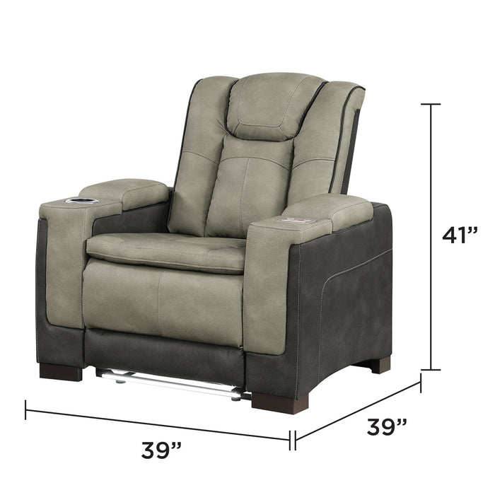Bruno - Power Reclining Living Room Set With LED Lighting