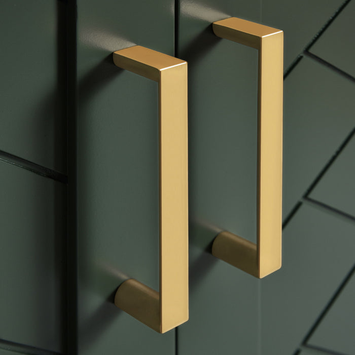 Ceramic Sink Combo, Freestanding Vanity Set With 3 Drawers & Soft Closing Doors