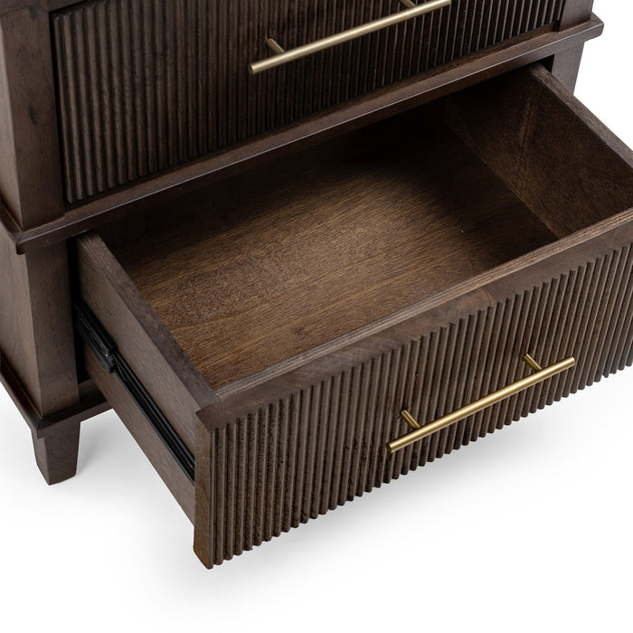 Westlake - 2-Drawer Nightstand - Kona Brown