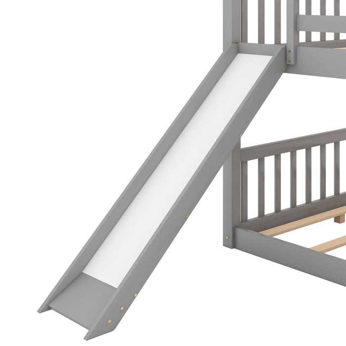 Bunk Bed & Convertible Slide And Ladder