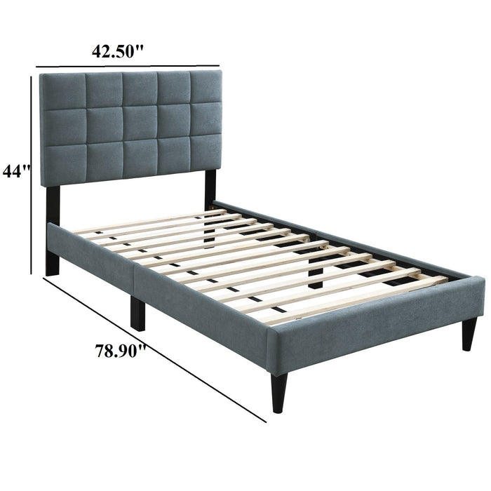 Modern Bed With Adjustable Headboard