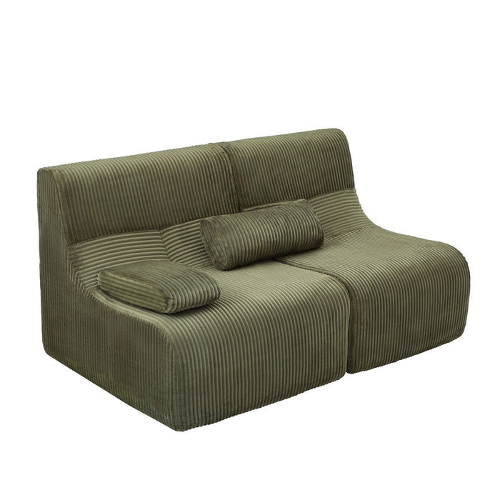 Modern Sectional Loveseat With Ergonomic Design