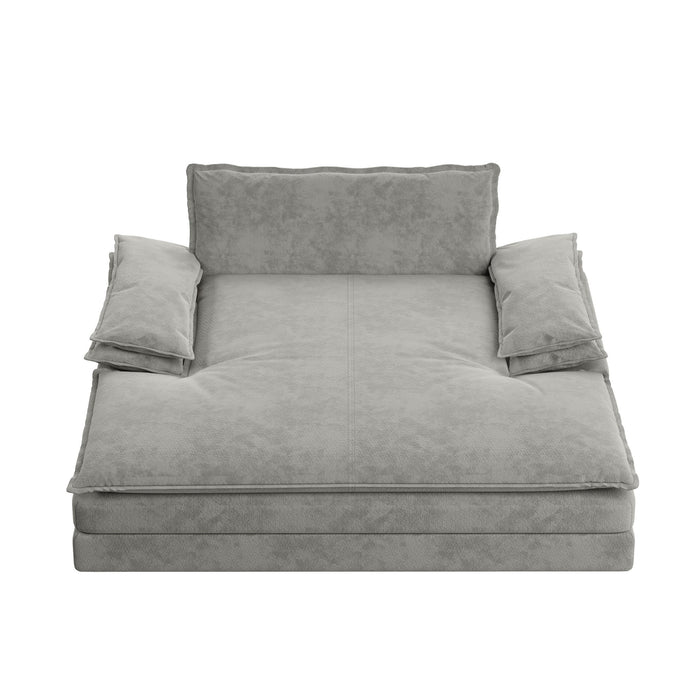 Comfortable Oversized Double Chaise Lounge Chair