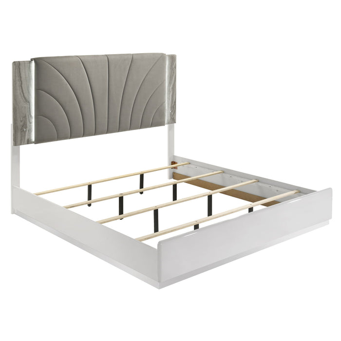 Jazz - Bedroom Set With LED Upholstered Headboard