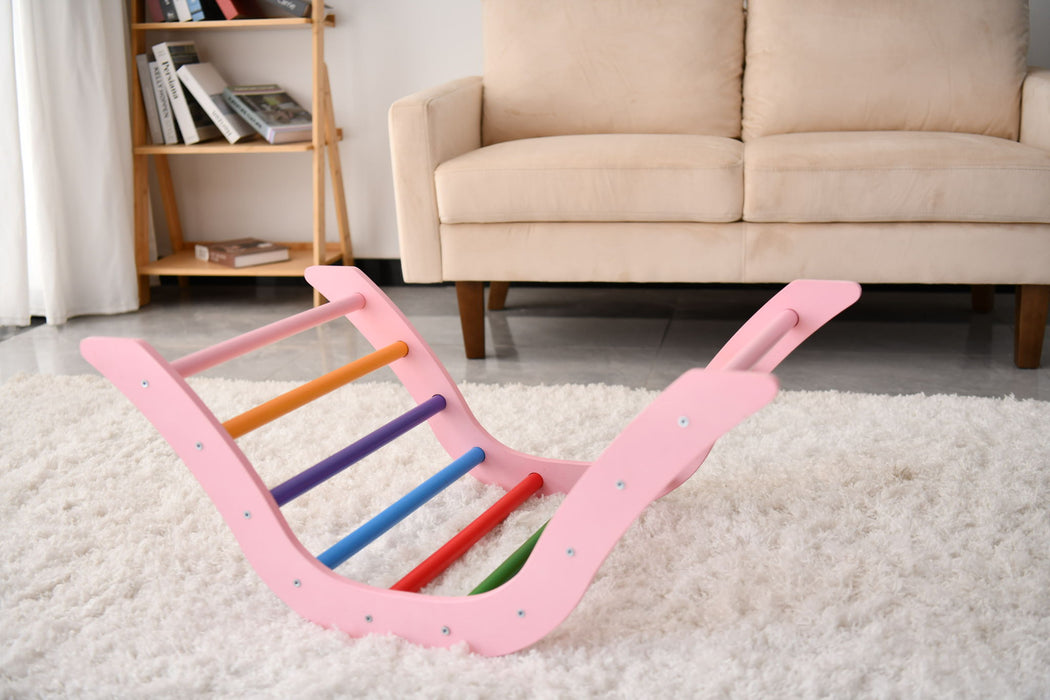 Gardenia - Pikler Triangle Set, Montessori Toddler Climbing Toys, 2 Piece