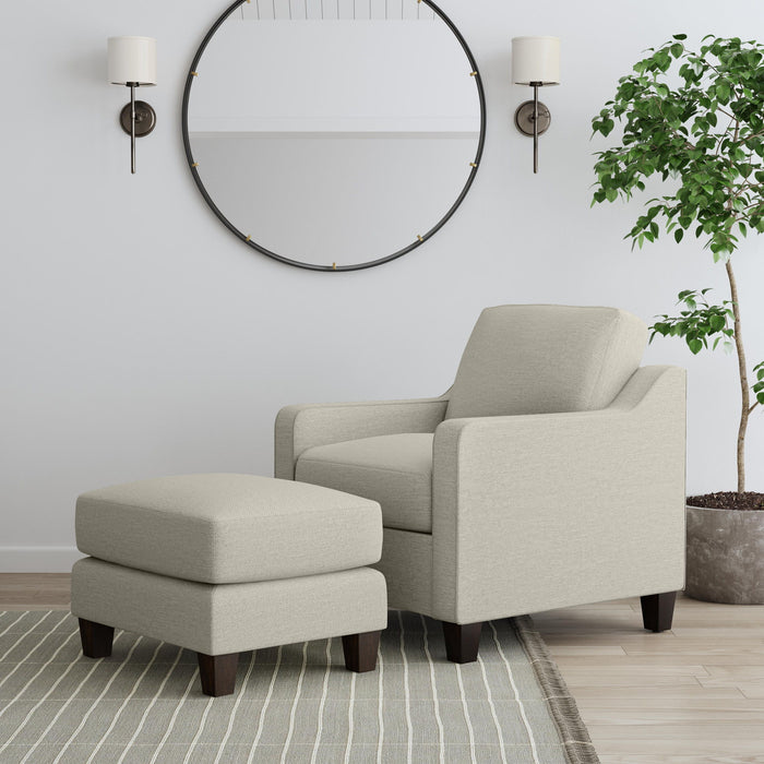 Drew - Fabric Ottoman