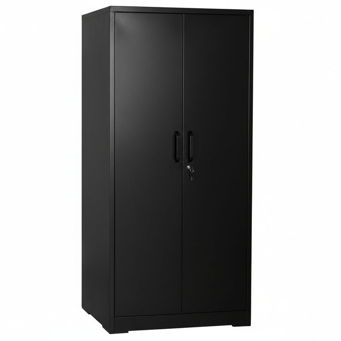 Ironclad - Storage Cabinet With Locking Doors And 4 Adjustable Shelves