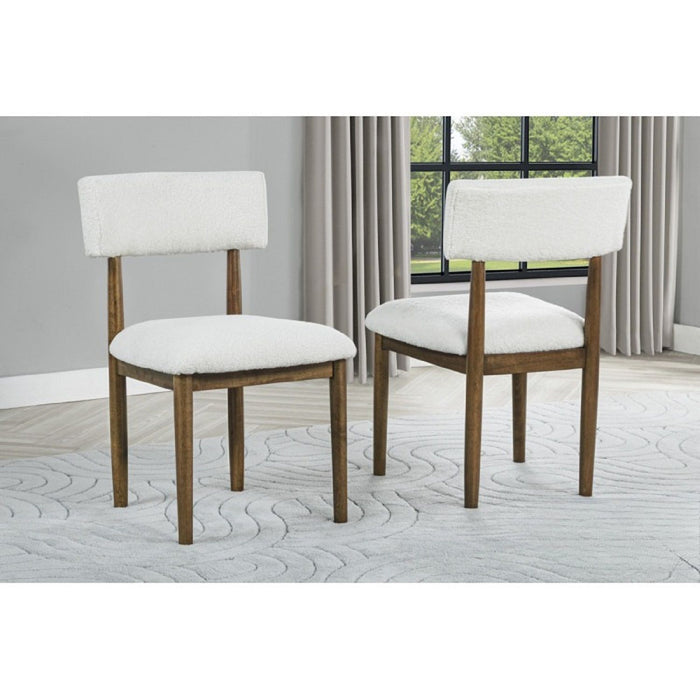 Contemporary Upholstered Dining Chairs (Set of 2)