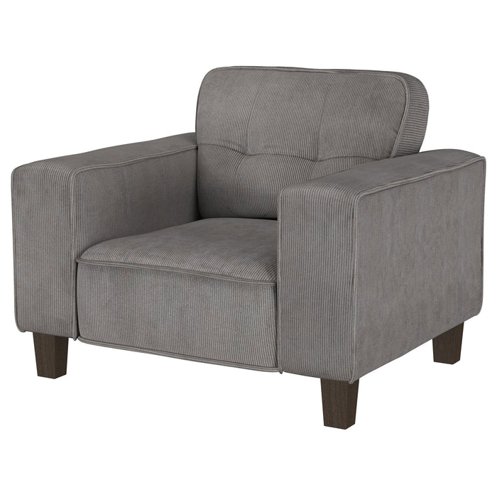 Dana - Track Arm Tufted Accent Chair