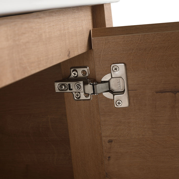 Freestanding Bathroom Vanity With Sink And 2 Soft Close Doors