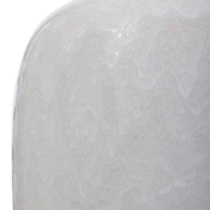 Winterscape - Glaze Table Lamp - White