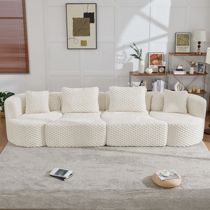 Modular Sectional Sofa With Free Combination Design