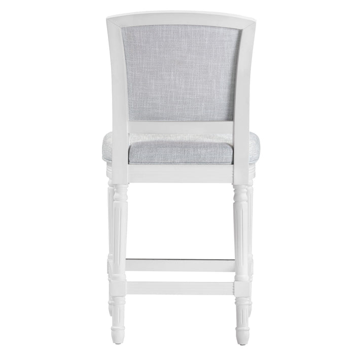Stool With Upholstered Seat And Back