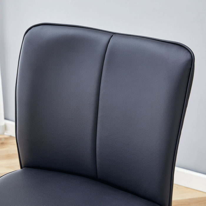 Modern Style Chair With Sleek Backrest Design (Set of 2)