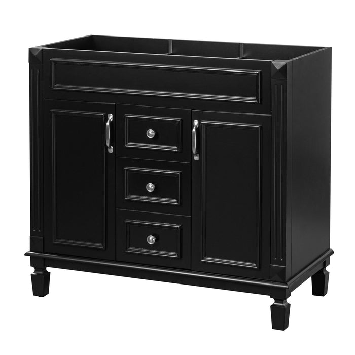 Bathroom Vanity Cabinet With 2 Soft Closing Doors And 2 Drawers