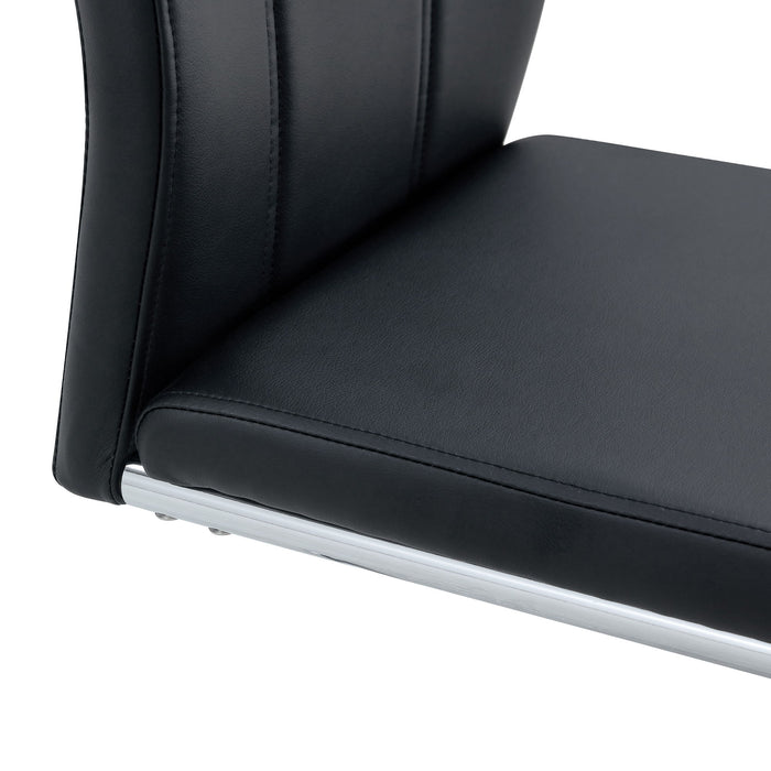 Modern Dining Chairs With High Backrest And Sturdy Legs