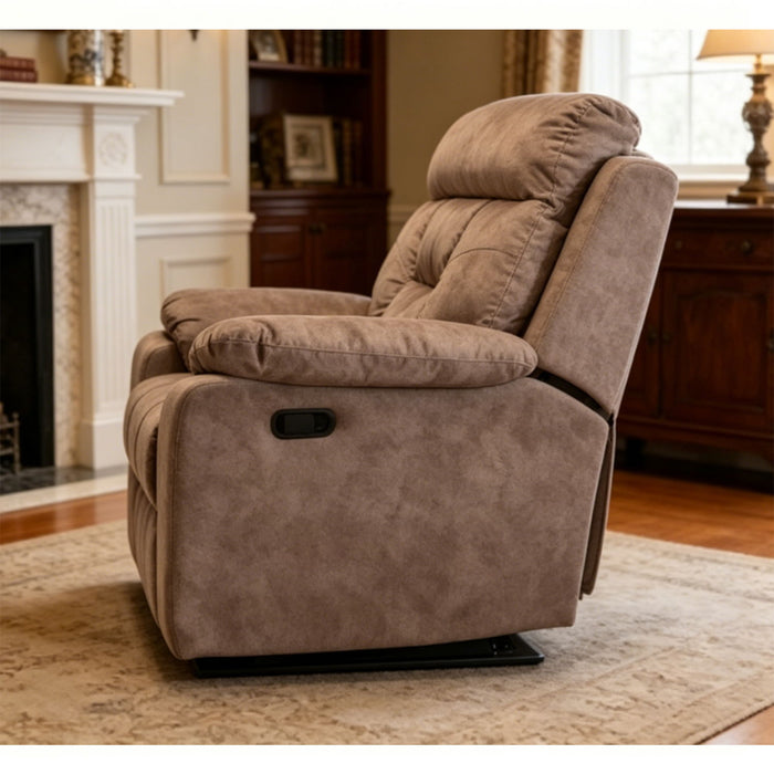 Electric Lift Chair With Heating And Massage, 180° Recline - Brown