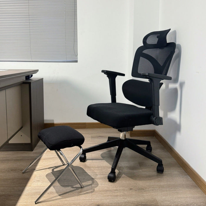 Zero Gravity Ergonomic Office Chair With 145° Recline, 3D Headrest - Black