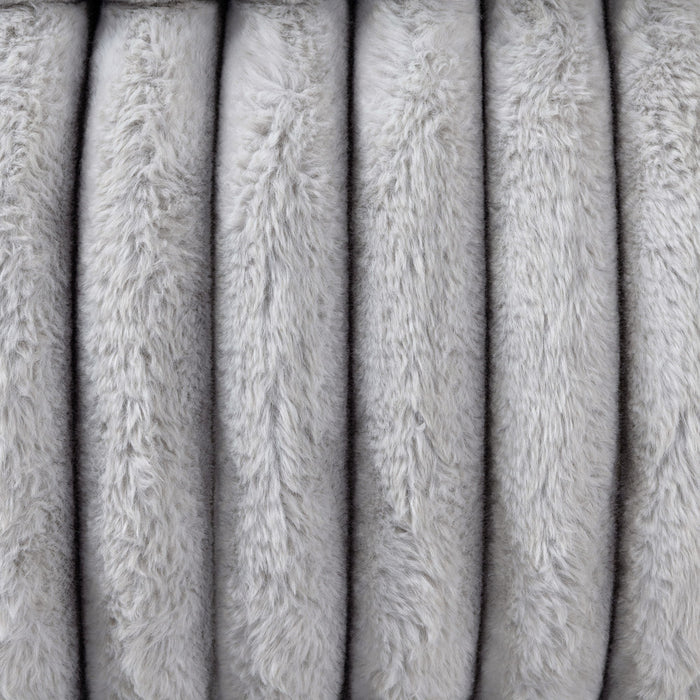 Bruni - Sectional Sofa With LED Lighting And Manual Recline - Gray