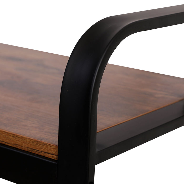 Hall Tree With Shoe Bench For Entryway With 9 Removable Hooks