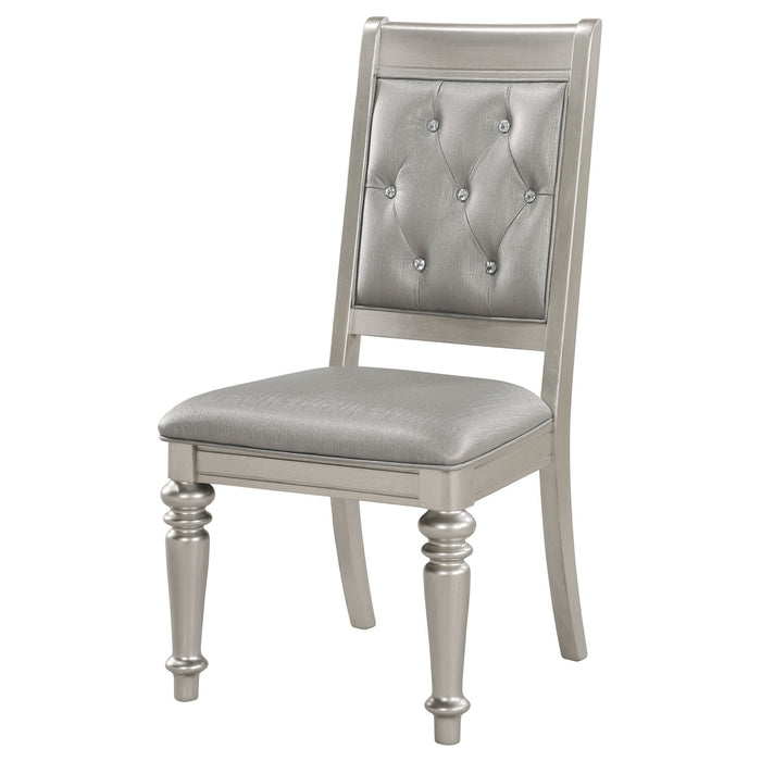 Hollywood - Platinum Open Side Chair (Set of 2) - Silver