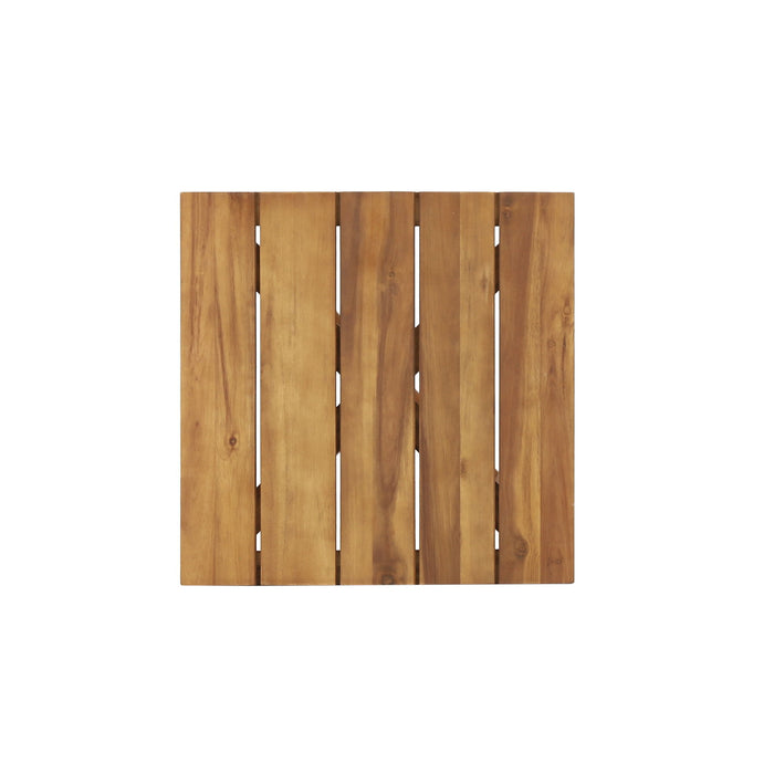 Ella - Square Side Table With Cross Stretcher Base