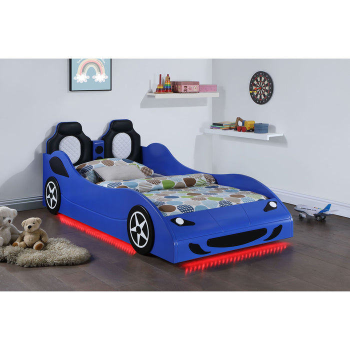 Solana - Race Car Bed With Underglow Lights