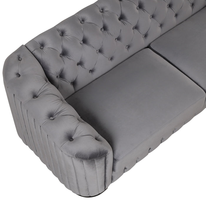 Sofa With Thick Removable Seat Cushion, 3 Seater