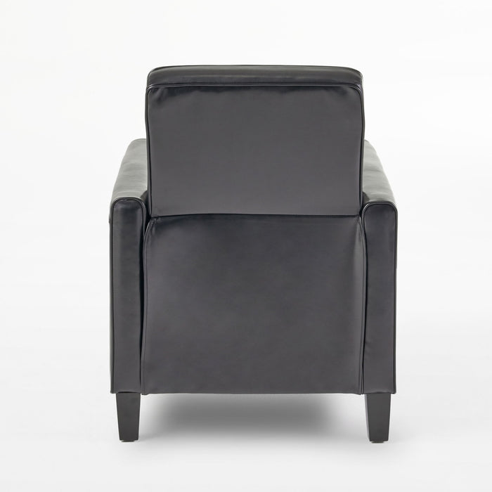 Upholstered Push Back Recliner Chair For Living Room