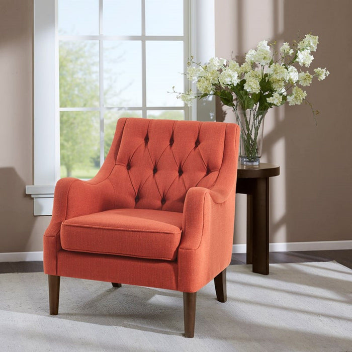 Qwen - Button Tufted Accent Chair